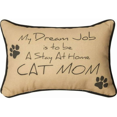 Manual Woodworker and Weavers Mom was Right Word Pillow 